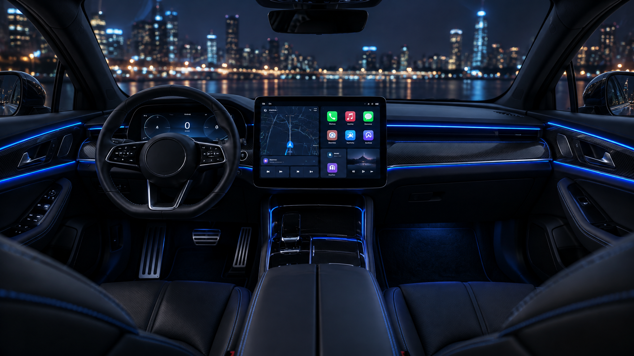 Dashboard auto con CarPlay