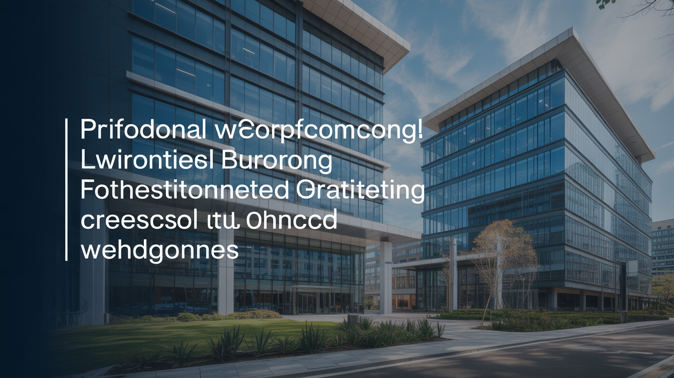 Modern professional building