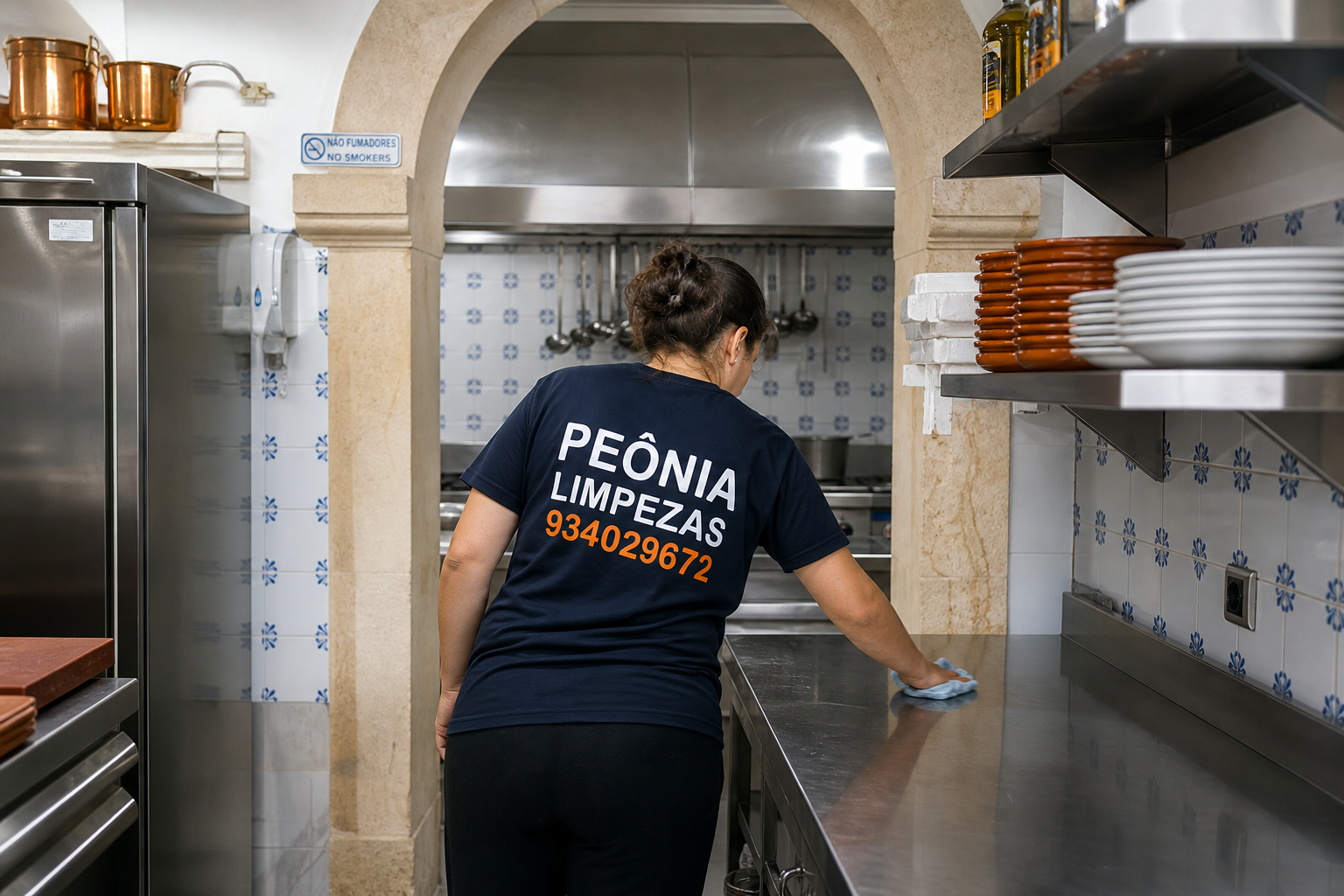 Cozinha de restaurante
