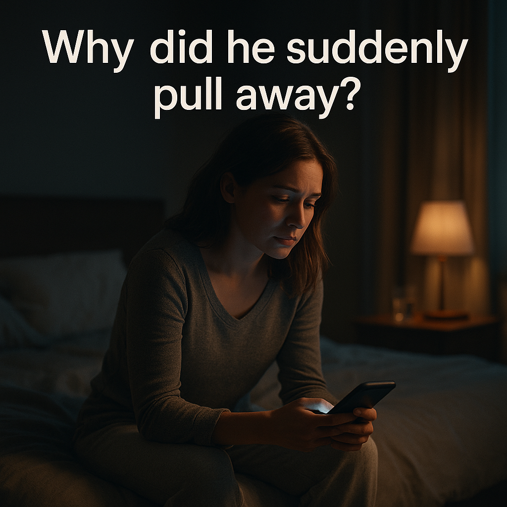 Why did he suddenly pull away?