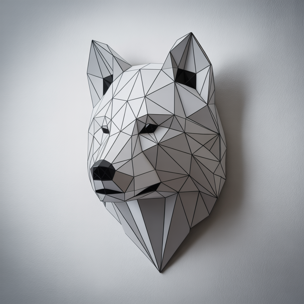 Lobo Low-Poly Mural