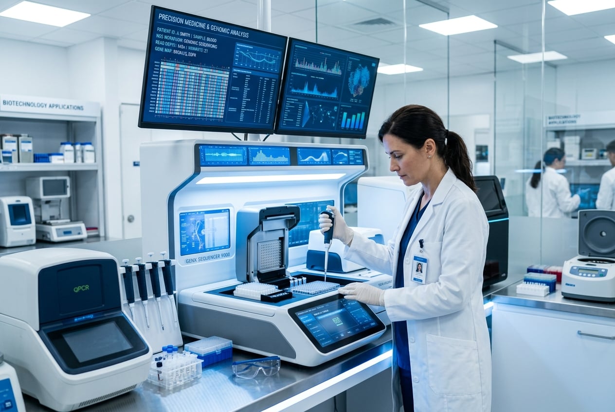 Clinical research laboratory setting
