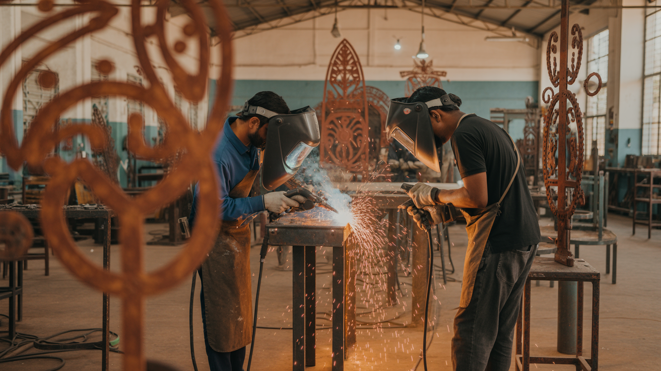 Metal Art workshop at Crafty Rooster