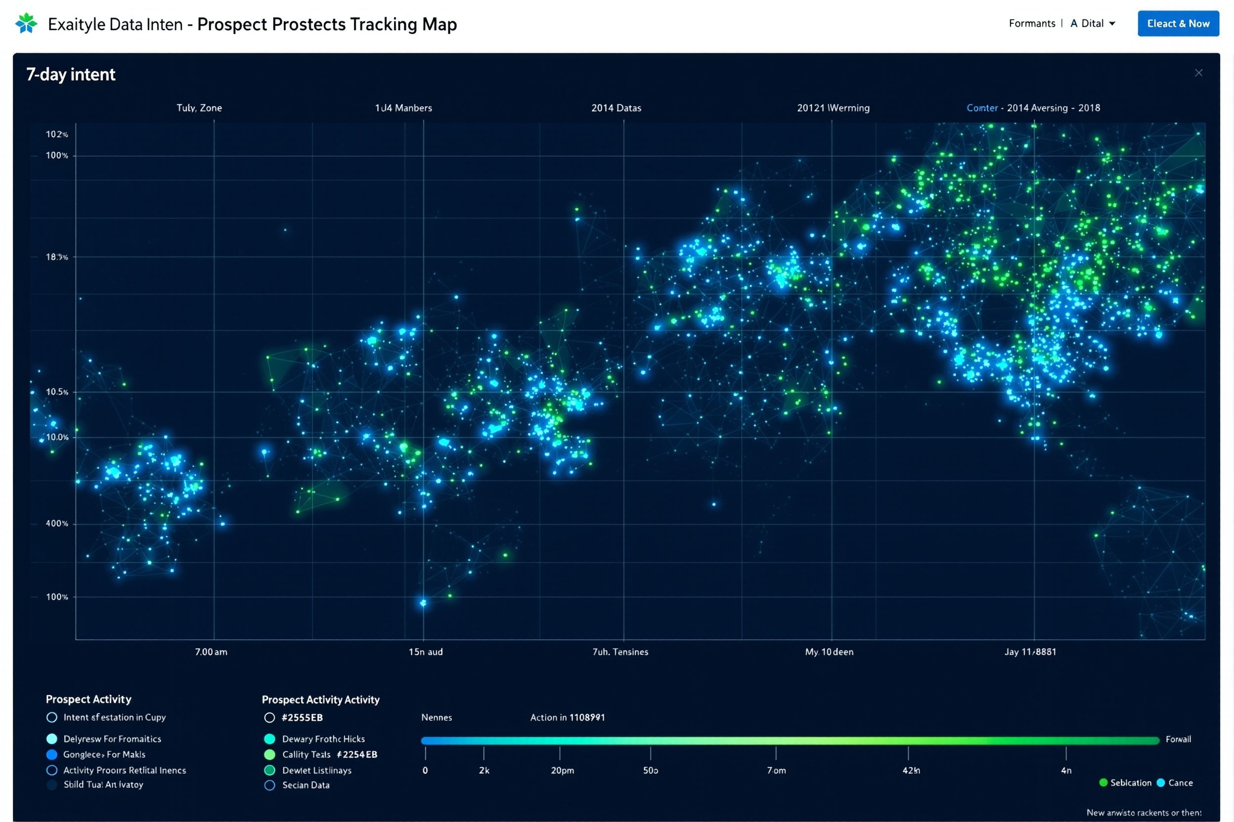 7-day intent data map visualization
