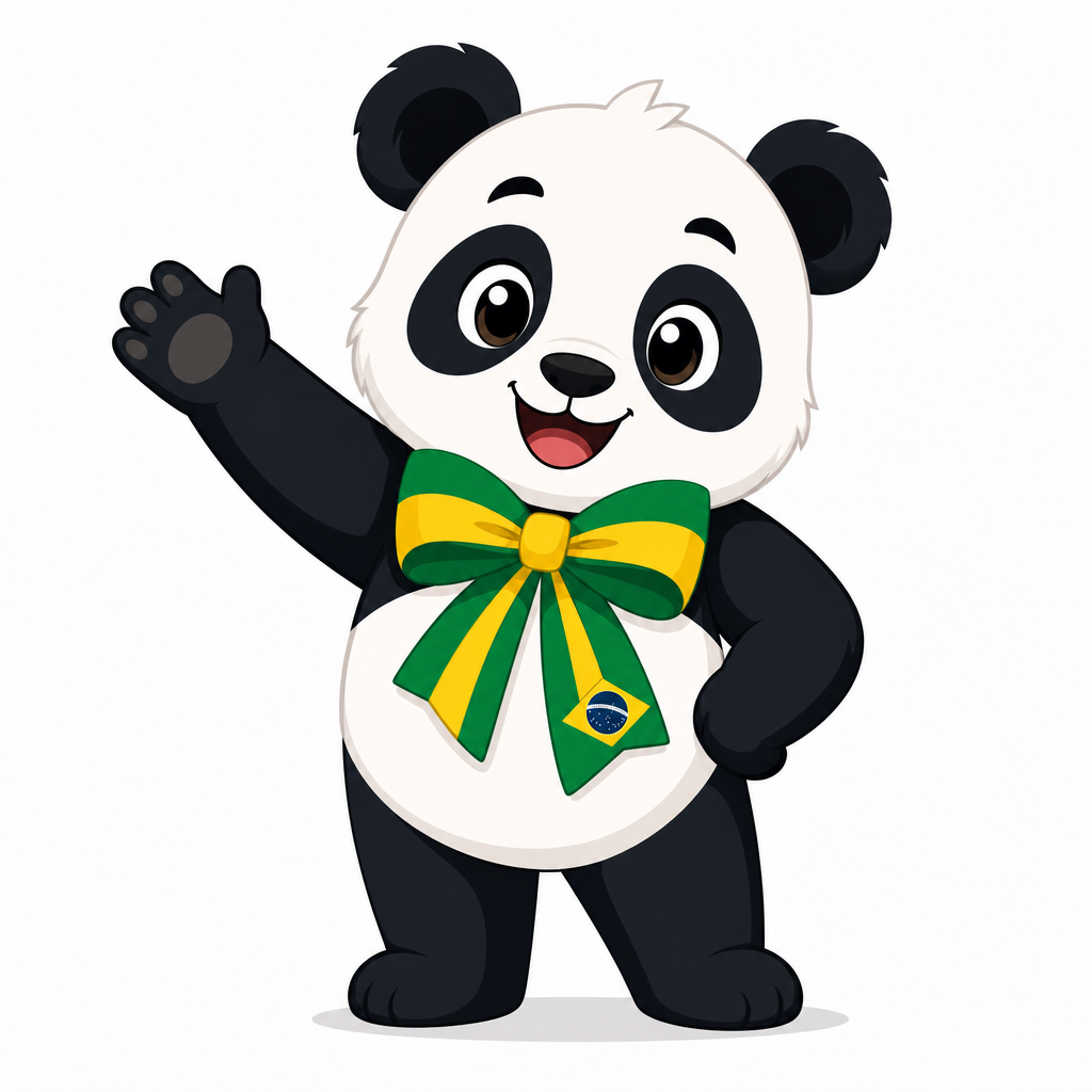 Chun - mascote panda