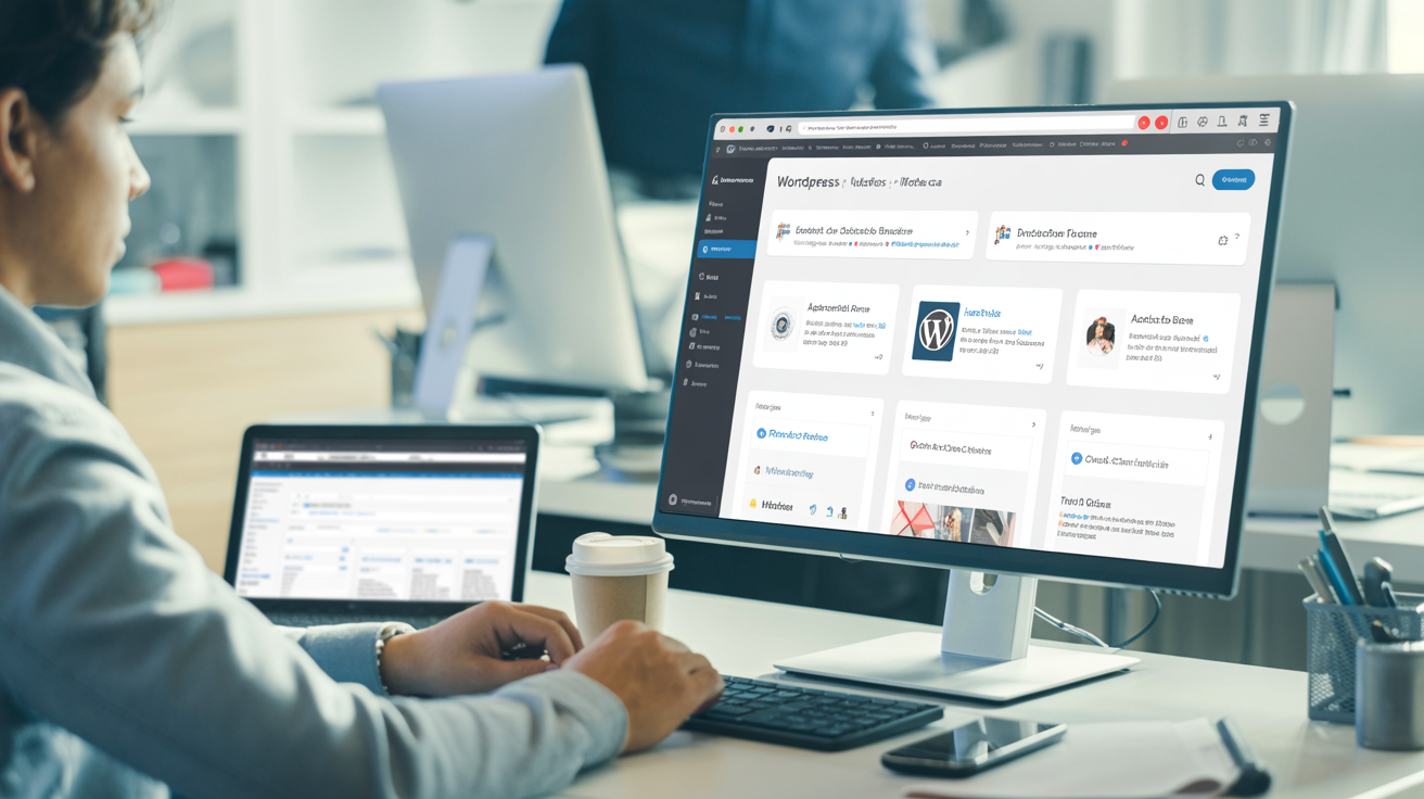 WordPress Wartung Dashboard