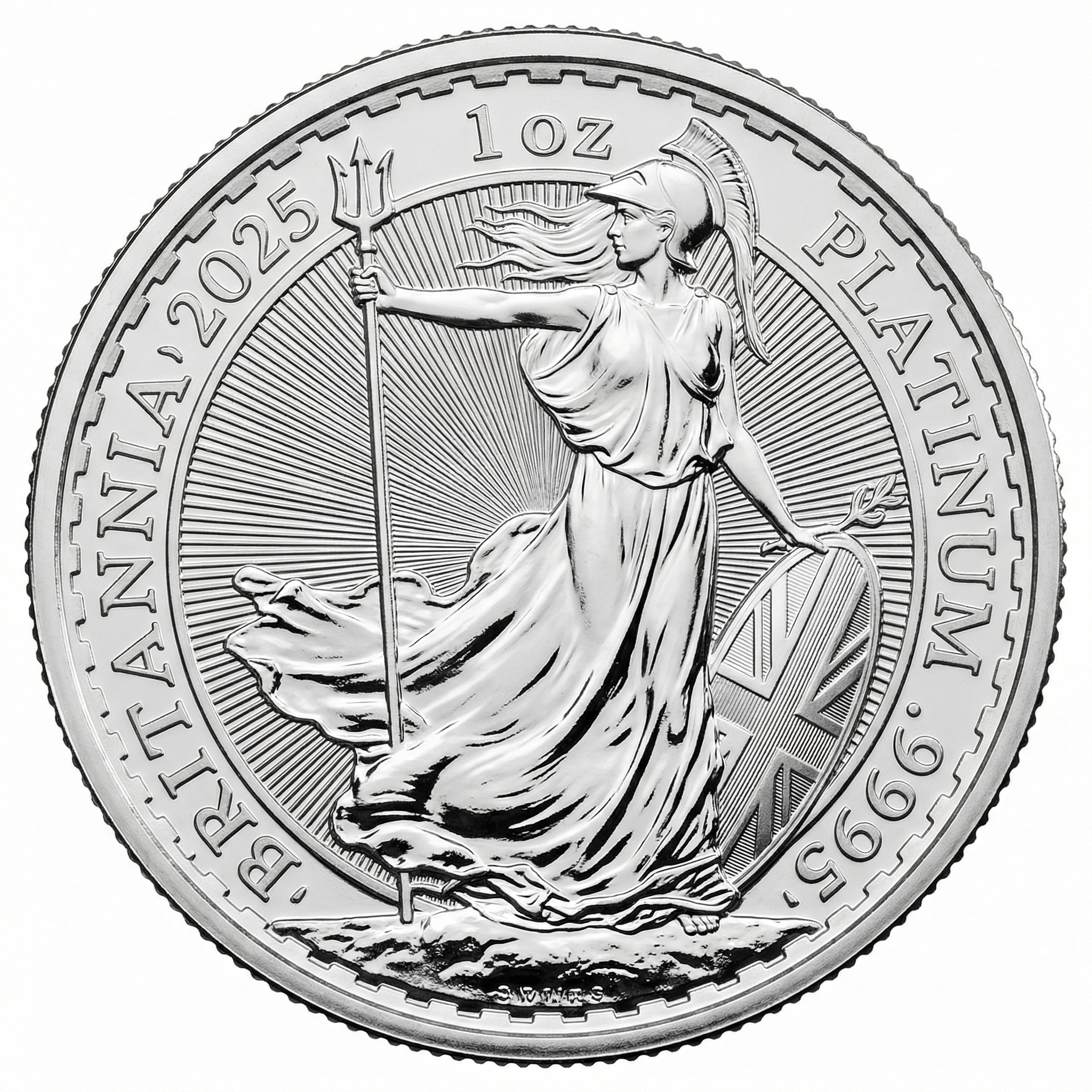 Royal Mint 1 oz Britannia 2025 Platinum Coin