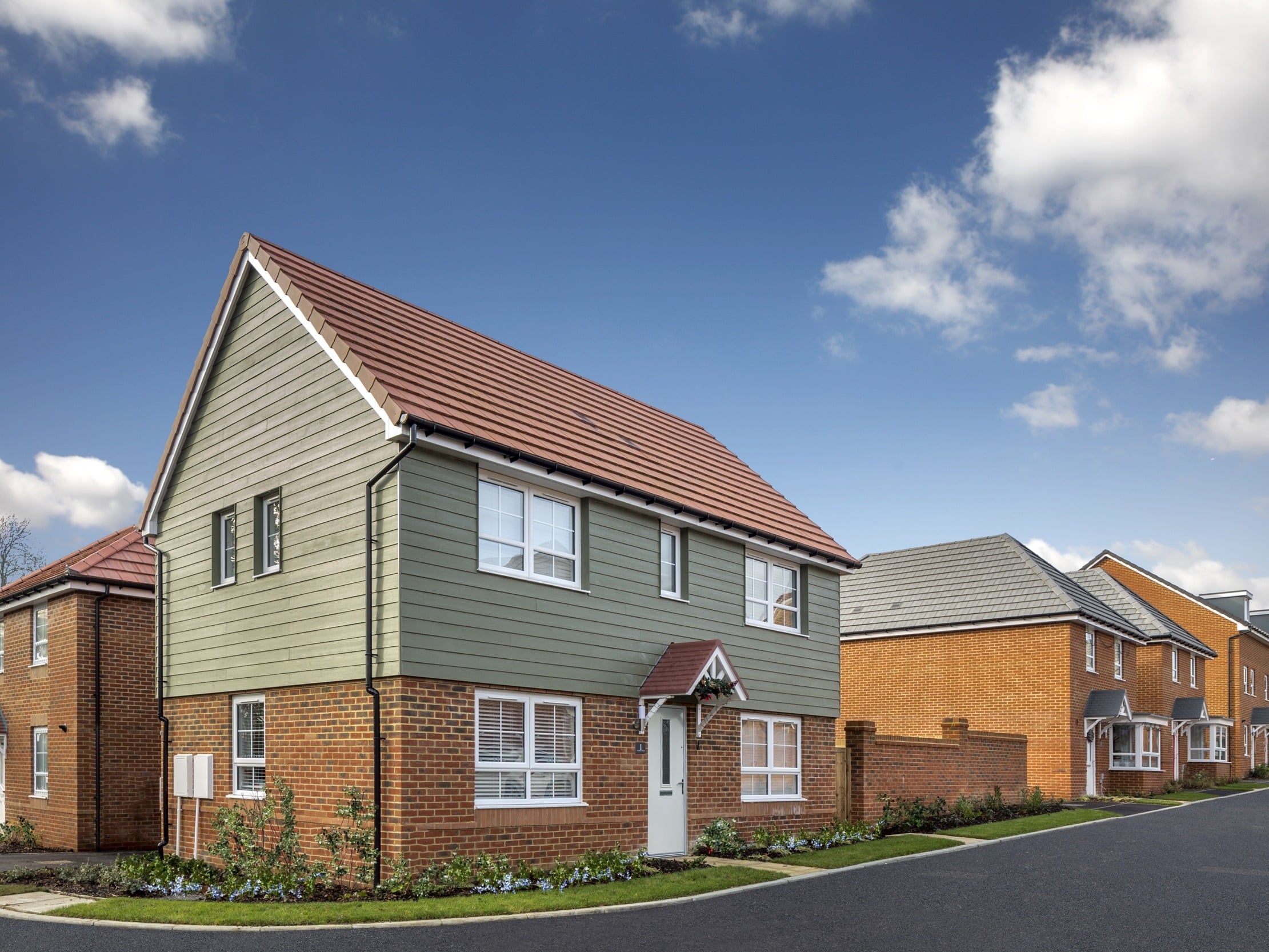 New build housing estate