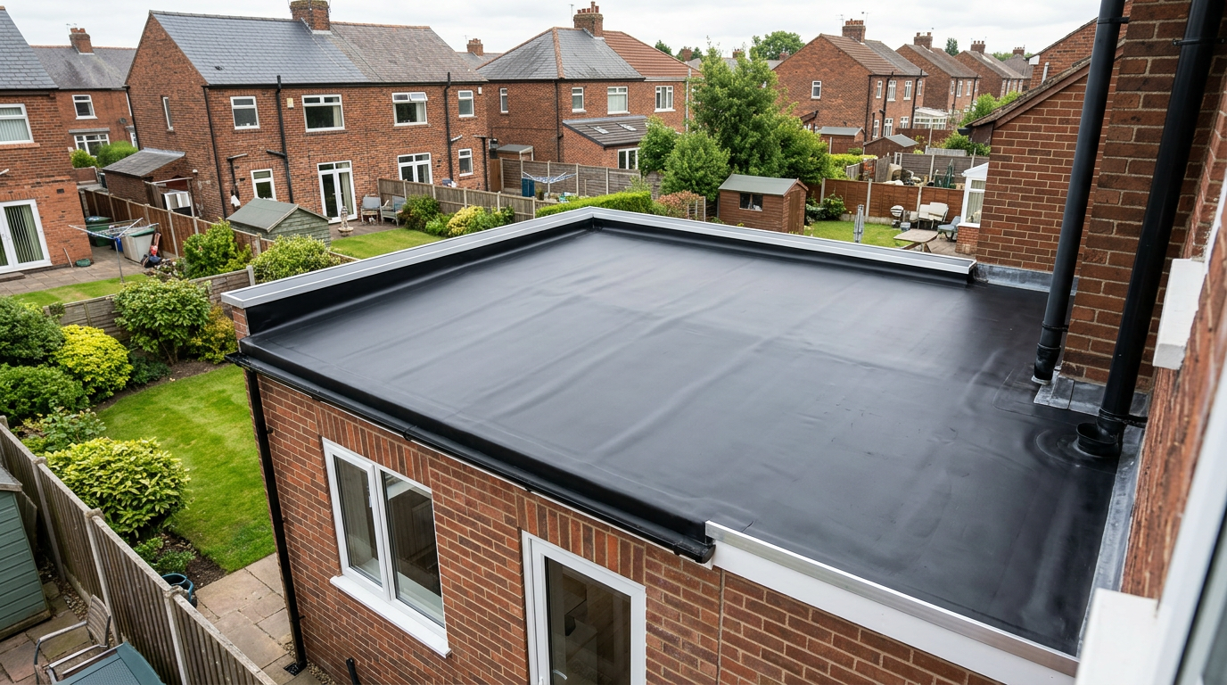 Flat Roofing project 2 on a UK property