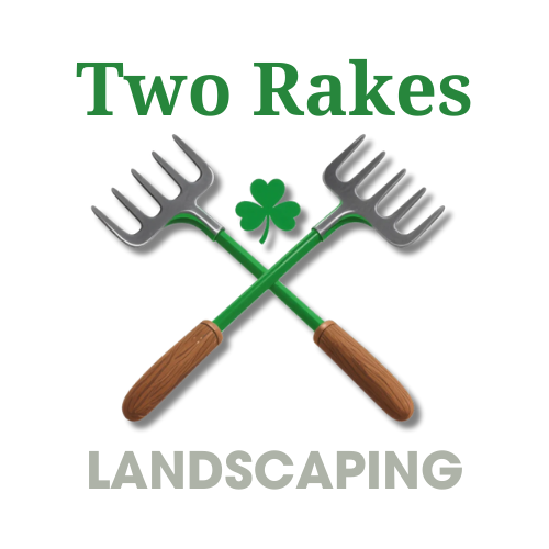 Two Rakes Landscaping Logo