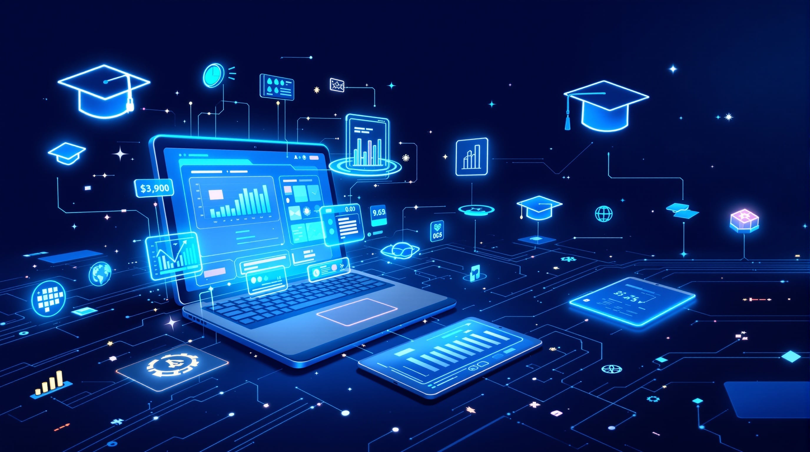 EdTech industry illustration