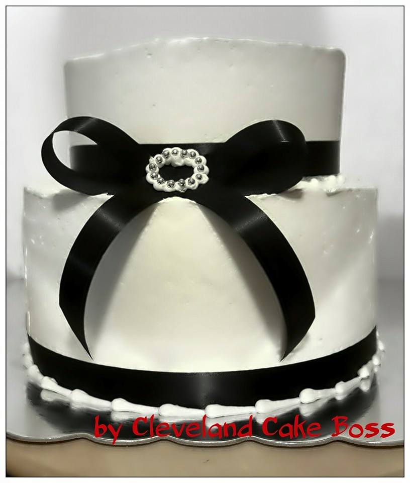 Two-Tiered Wedding Cake