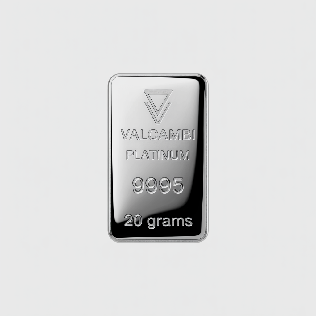 Valcambi 20g Platinum Bar – Swiss Refinement at 99.95%