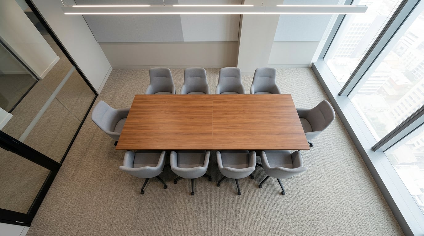 Meeting-Table Size and Seating-Capacity Guide