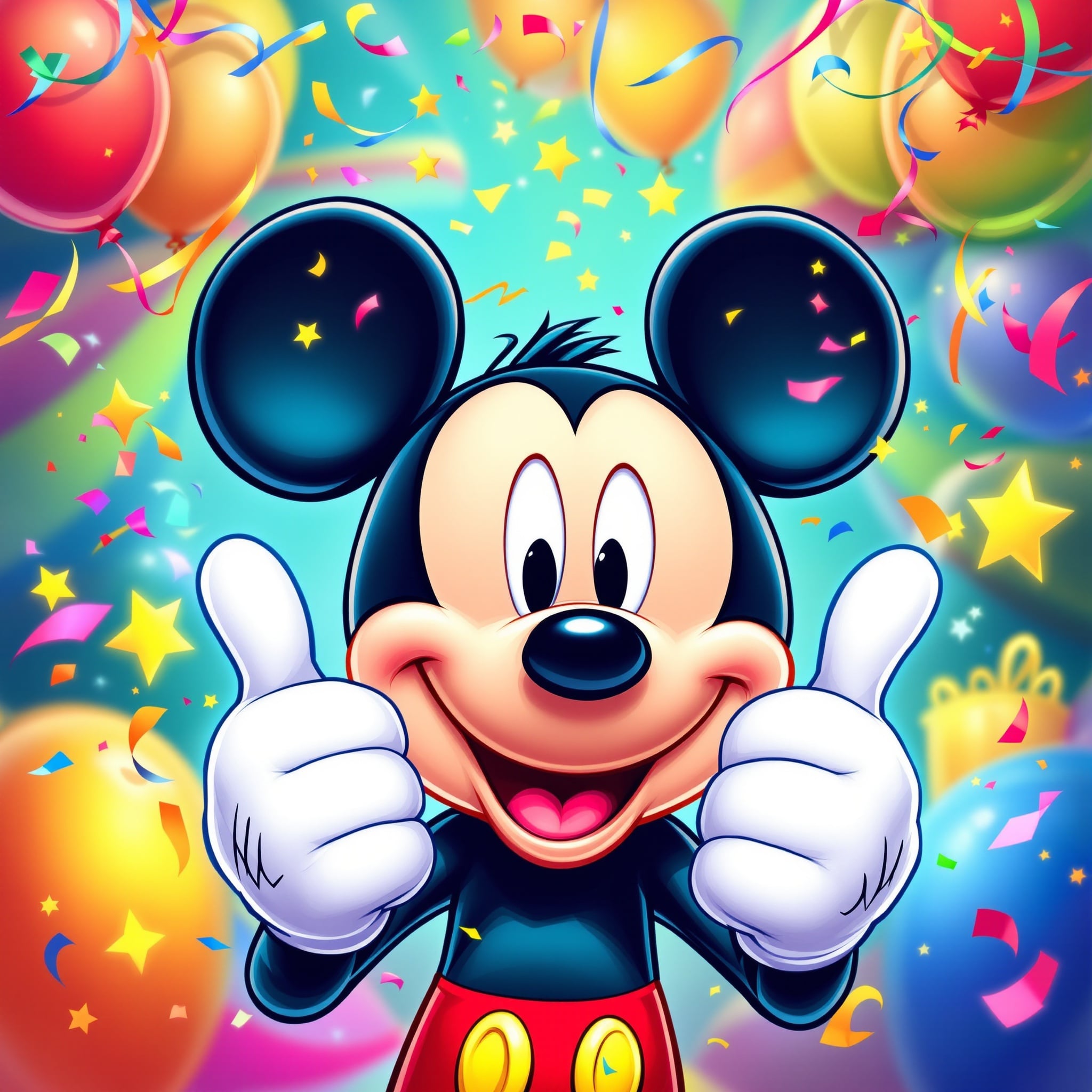 Celebration with Mickey Mouse