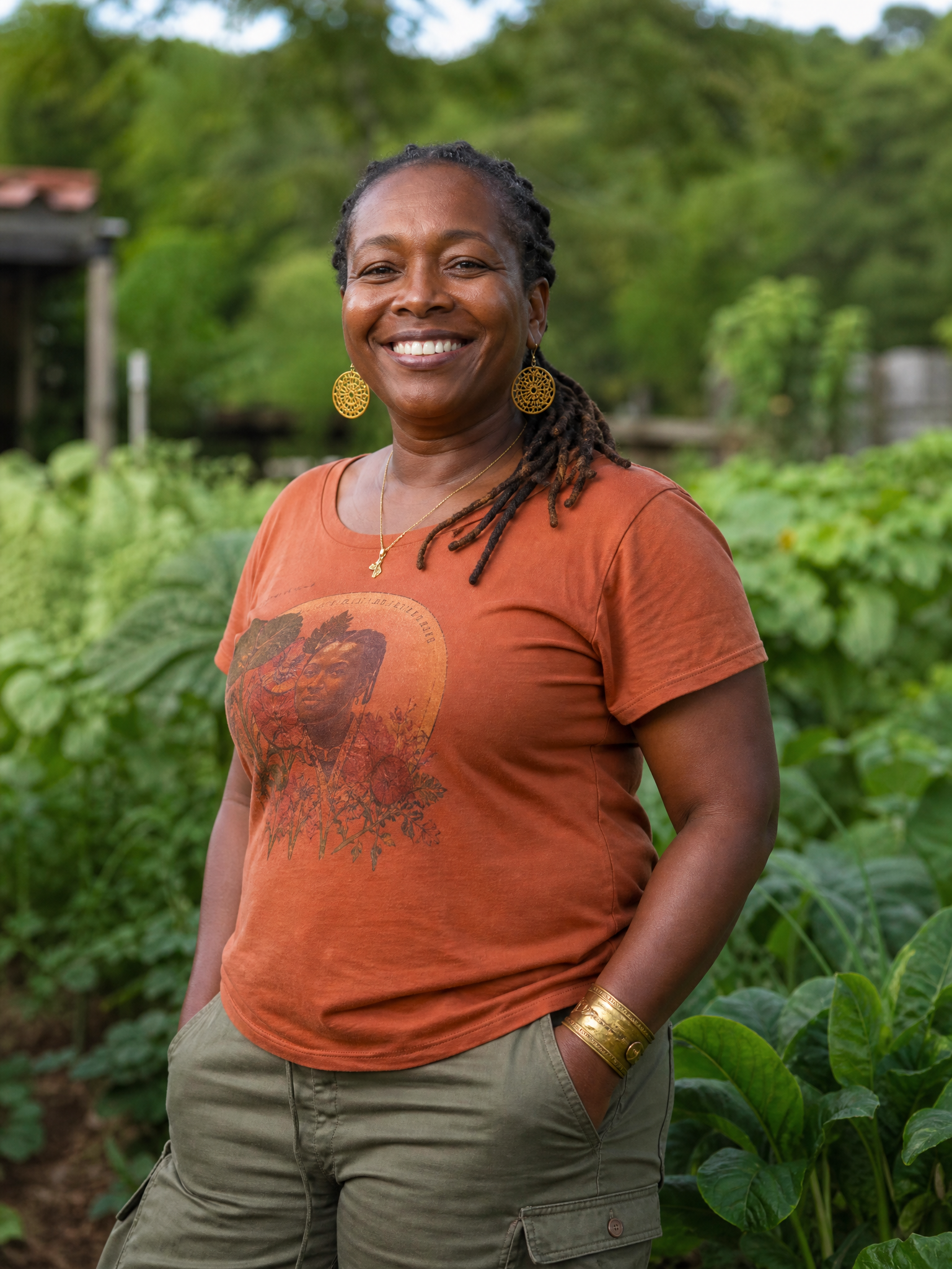 Quianya L. Enge, founder of HEALing SoIL HERBan Farm