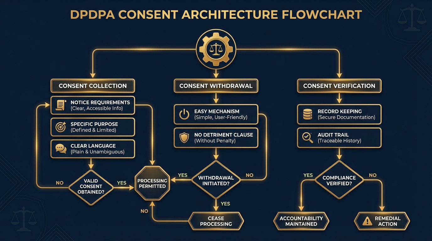 DPDPA Consent Architecture Flowchart