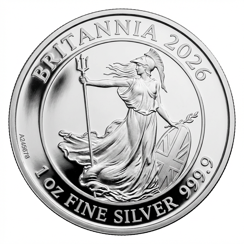 Royal Mint 1 oz Britannia 2026 Silver Coin