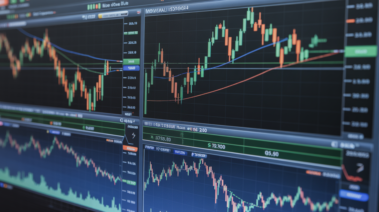 Análise técnica com gráficos e indicadores na plataforma IQ Option