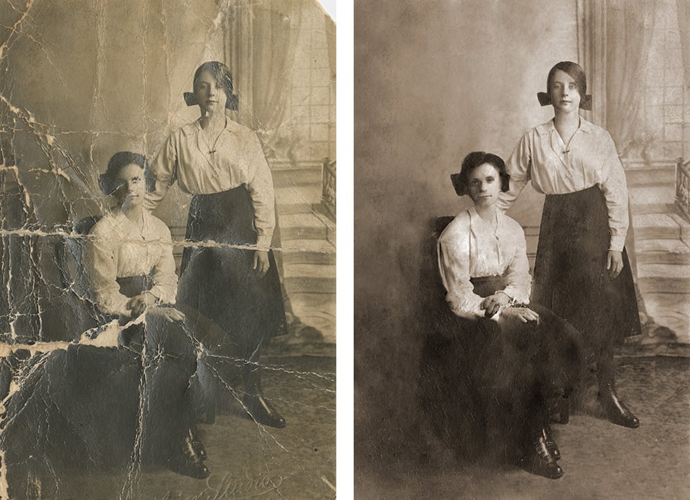 Restauração de foto antiga