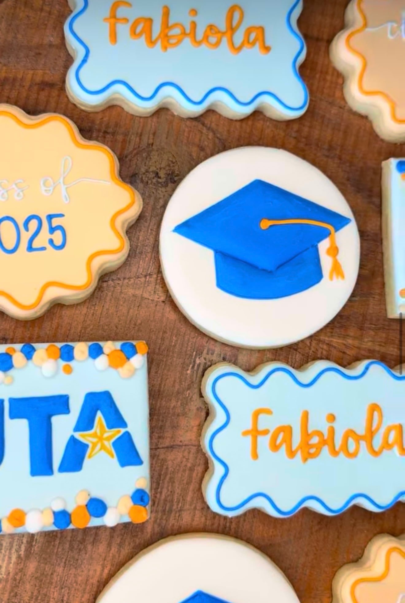 Decorated sugar cookies