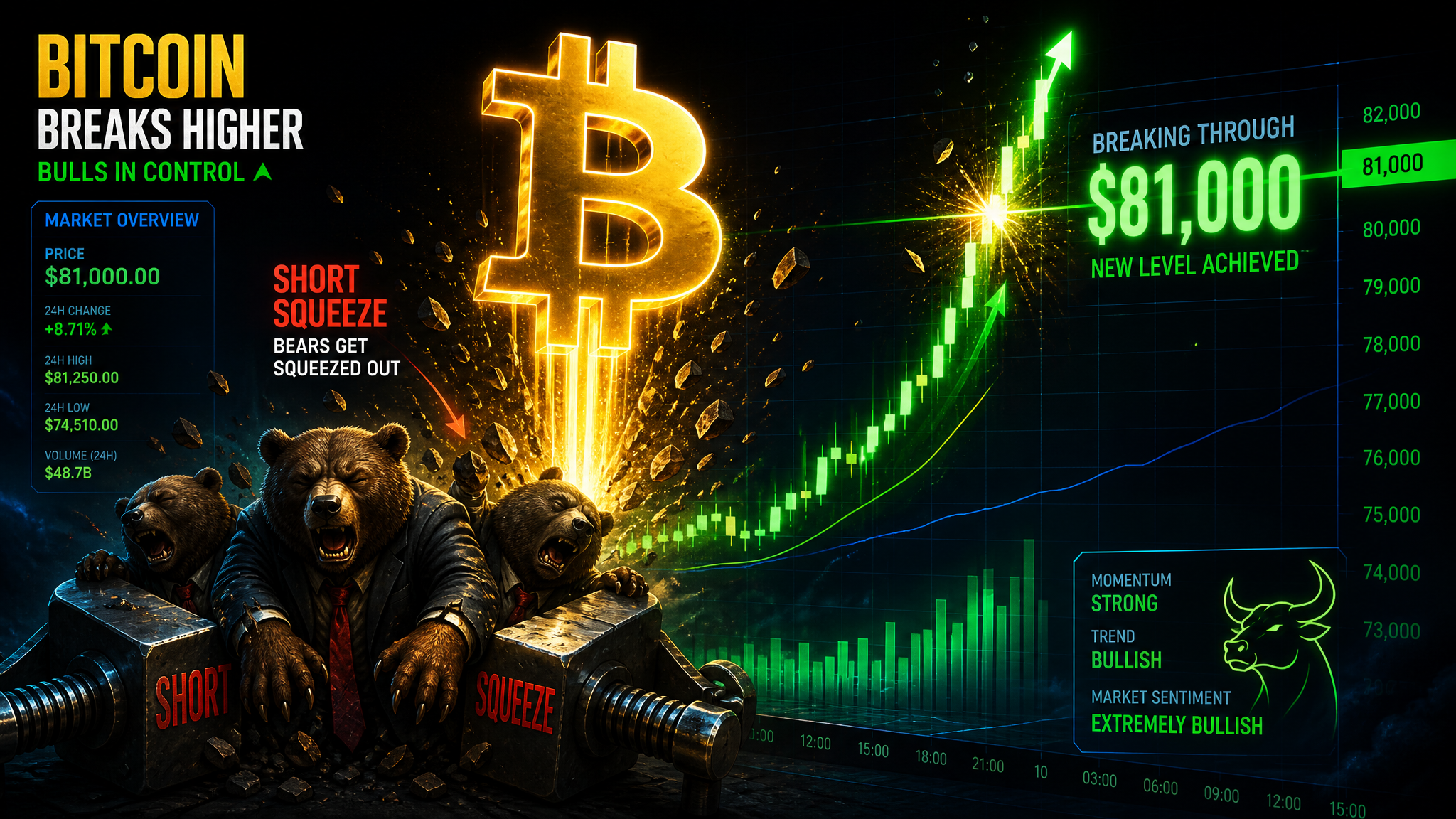 Bitcoin's $81K Short Squeeze Rally: What the Treasury Buyback, CLARITY Act Push, and SEC's New Crypto Framework Mean for Investors
