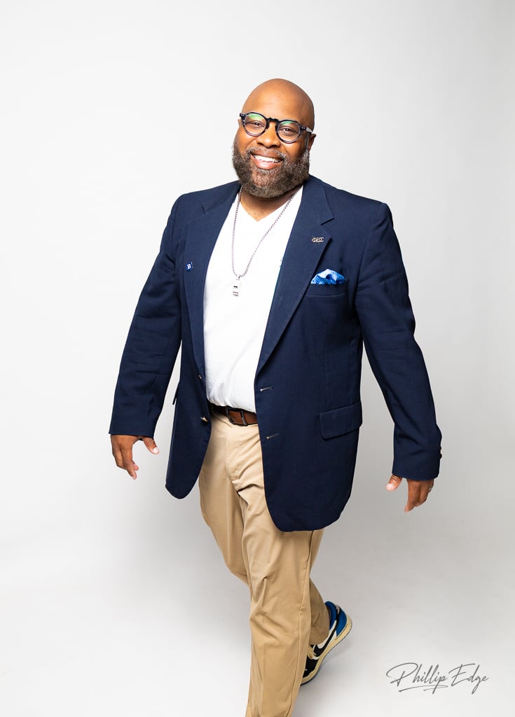 Phillip D. Edge delivering a keynote speech on Connection Centered Leadership