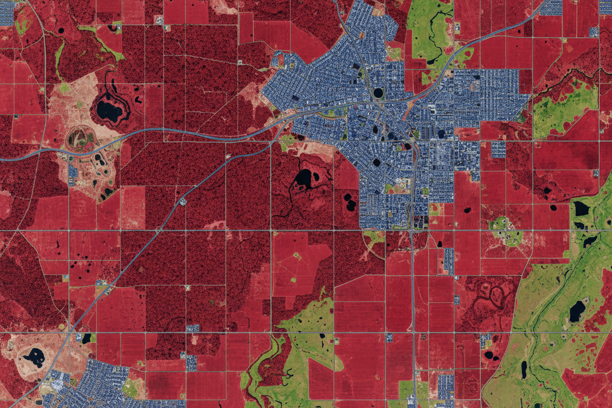 NDVI Raster Analysis Output