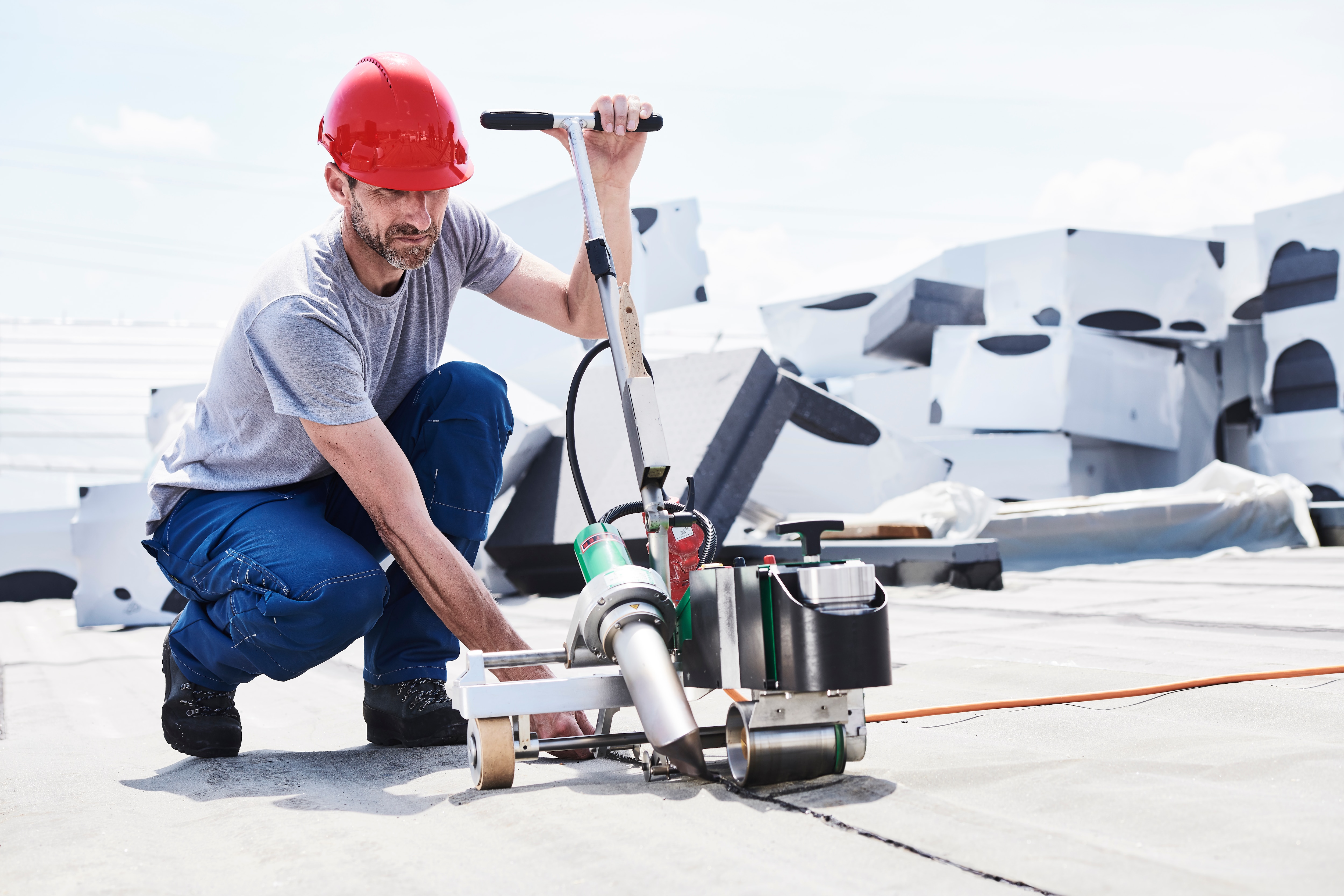 Bitumen membrane installation