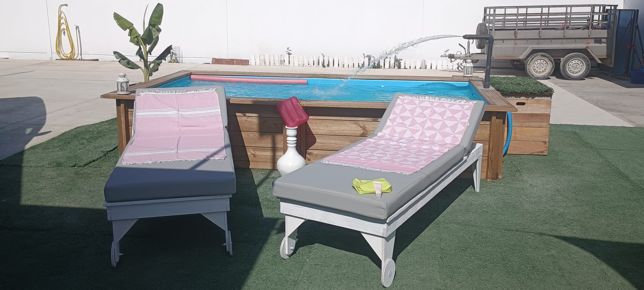 Puerta de madera noble