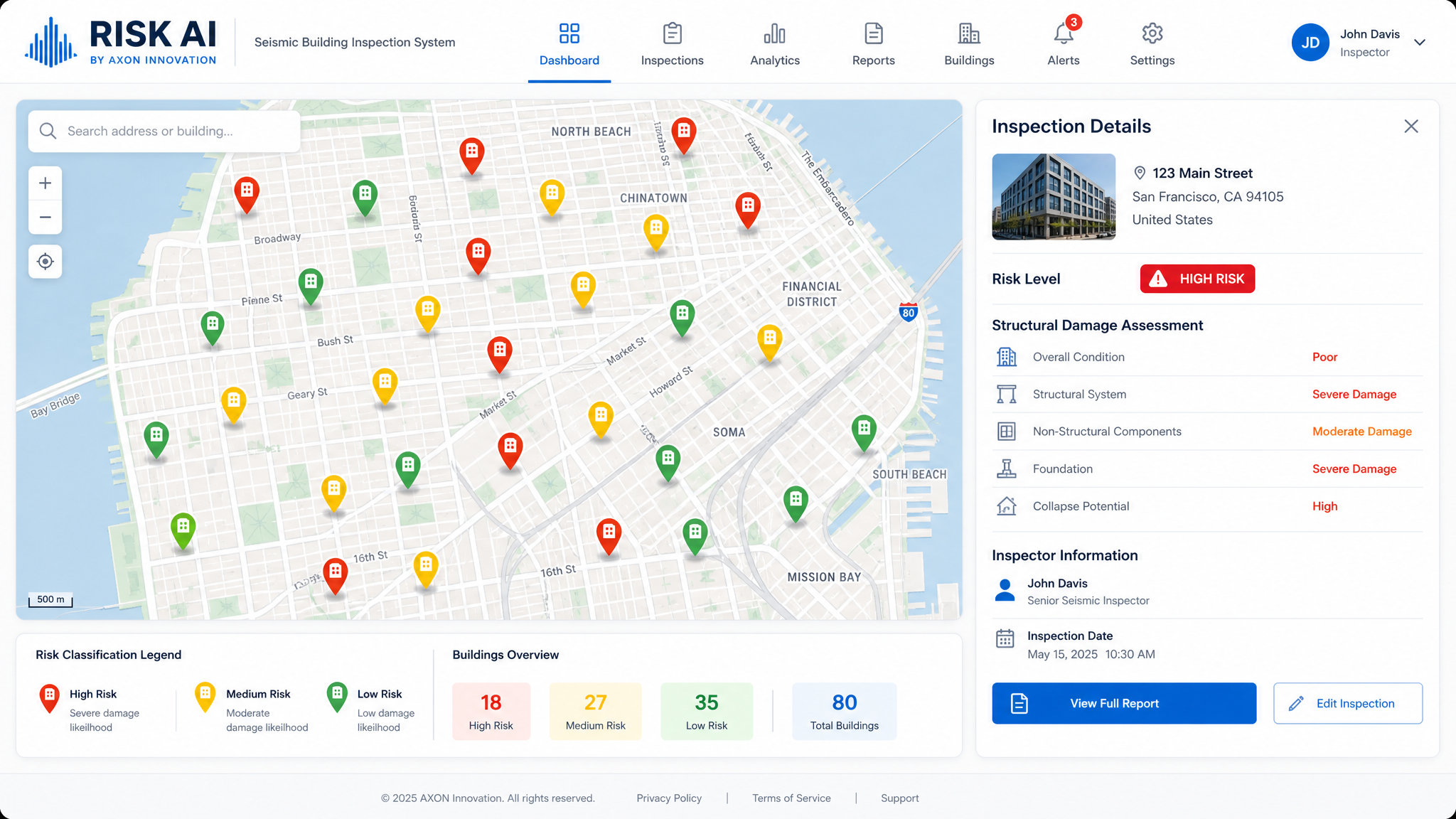 RISK AI · AInnovación — Evaluación sísmica inteligente de edificaciones