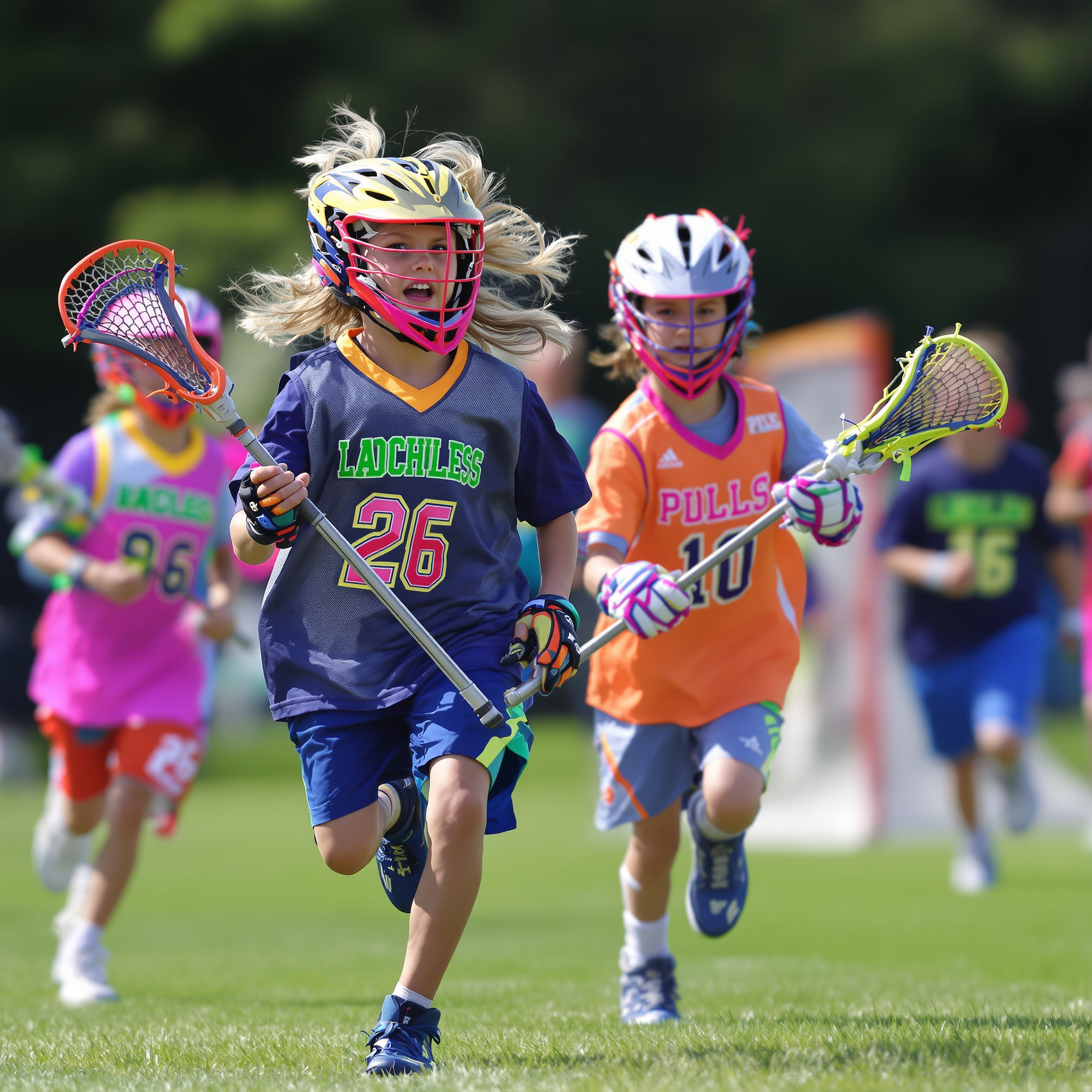 U10 Division players in action
