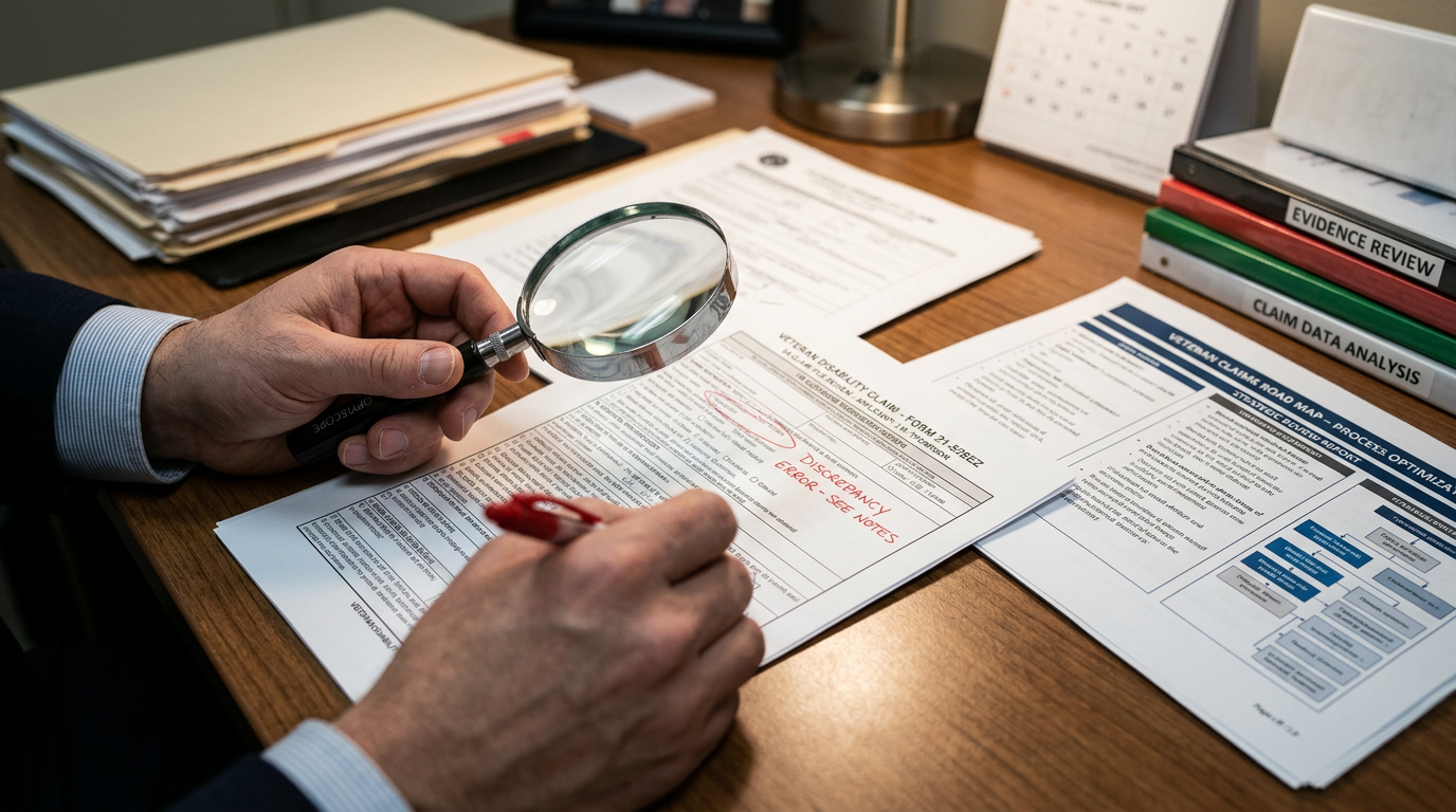 A forensic file audit in progress