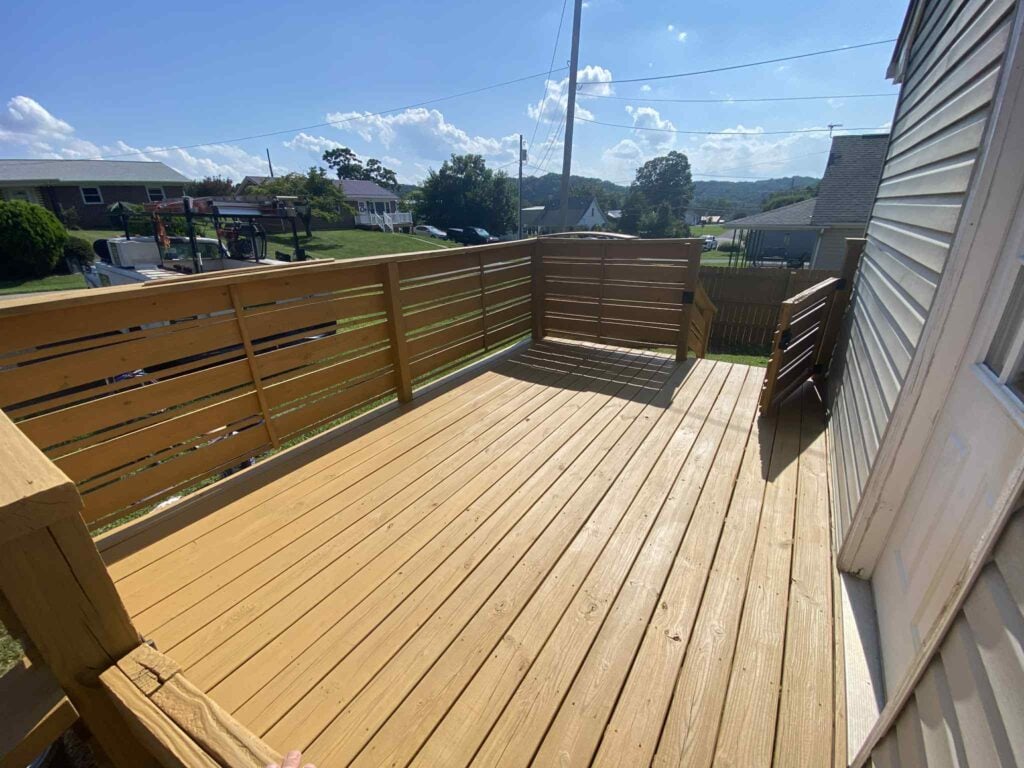 Deck Surface Staining