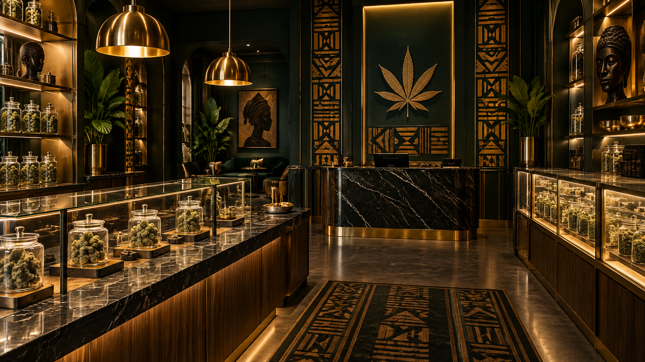 Shashemonie Cannabis premium dispensary interior