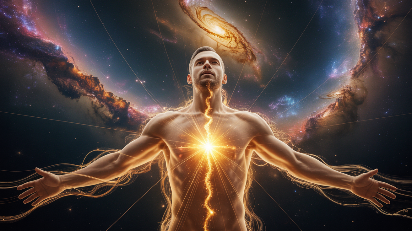Spiritual awakening and connection to universal consciousness – merging inner awareness with cosmic reality