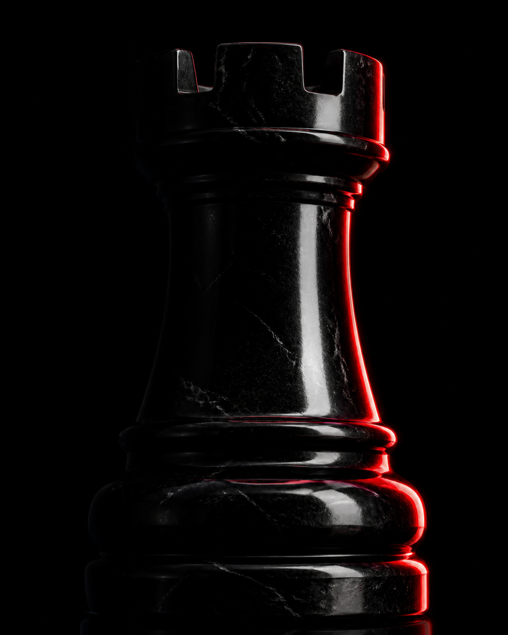 Be Believed, illustrated by a black marble chess piece
