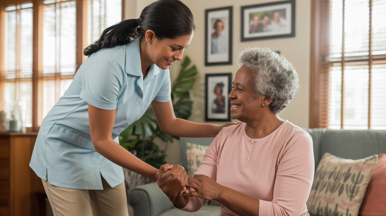 Caring for elderly family member