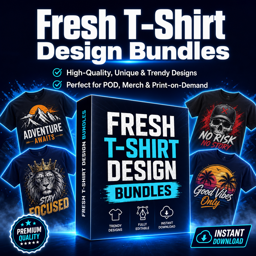Fresh T-Shirt Design Bundles