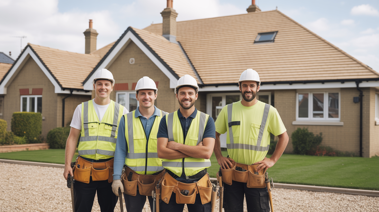 Diamond Roofing team of professional roofers