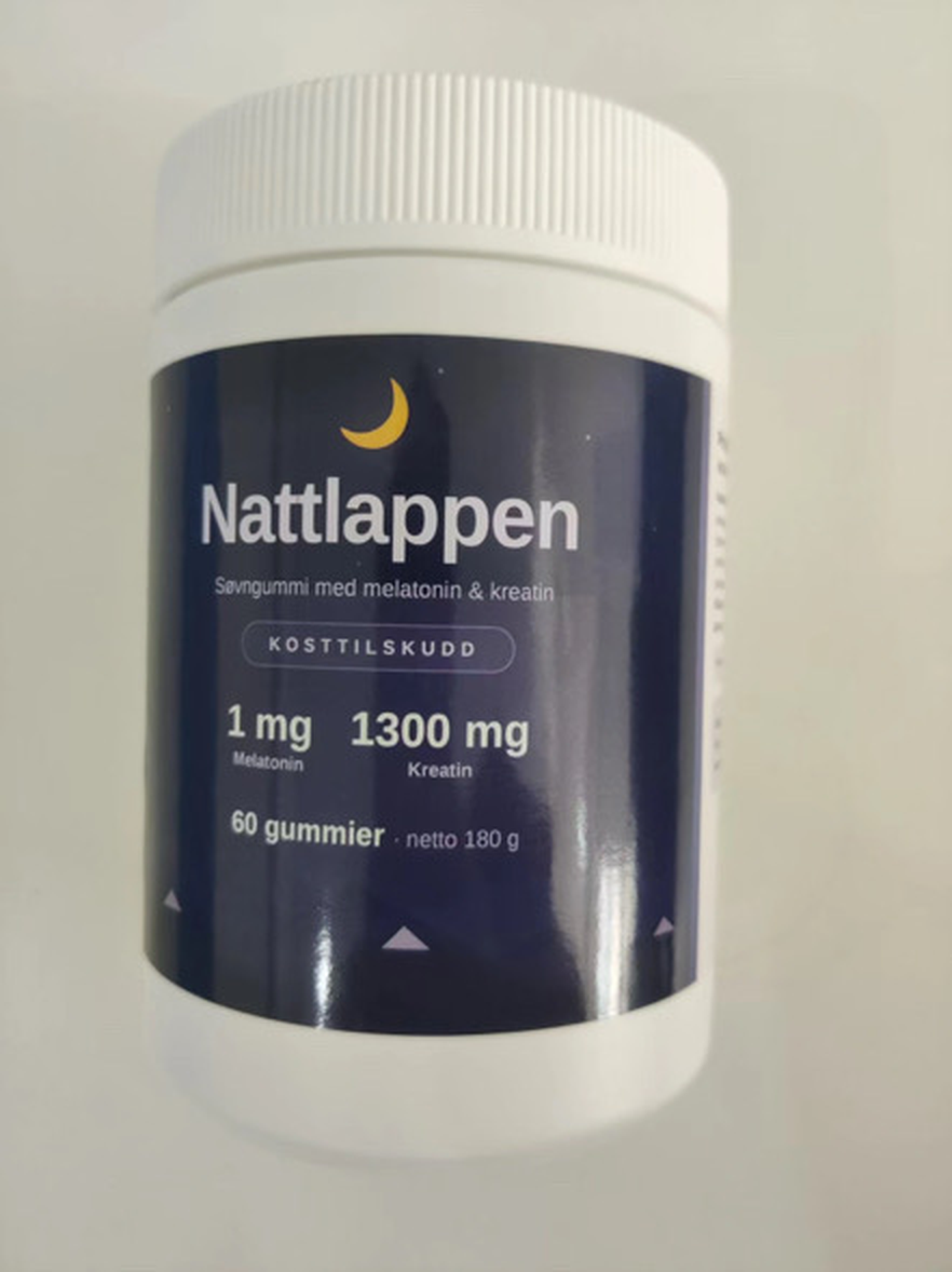 Nattlappen søvngummi med melatonin og kreatin