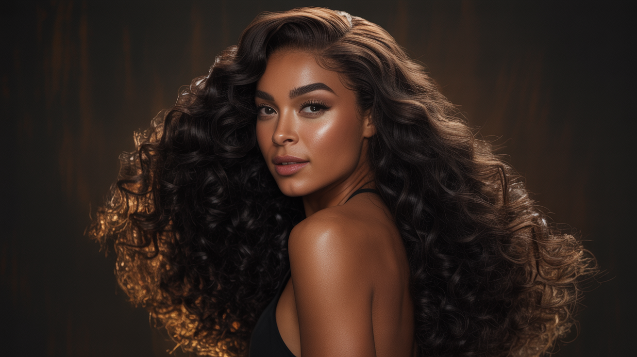 Premium raw Indian hair extensions by Nirvana NYC