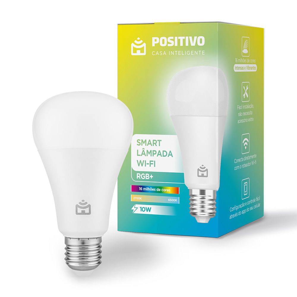 Lâmpada Inteligente Positivo Wi-Fi