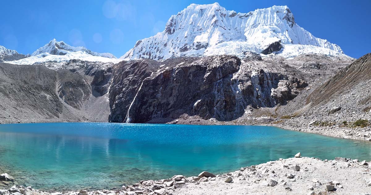 Laguna 69 cerca de Carhuaz, Ancash