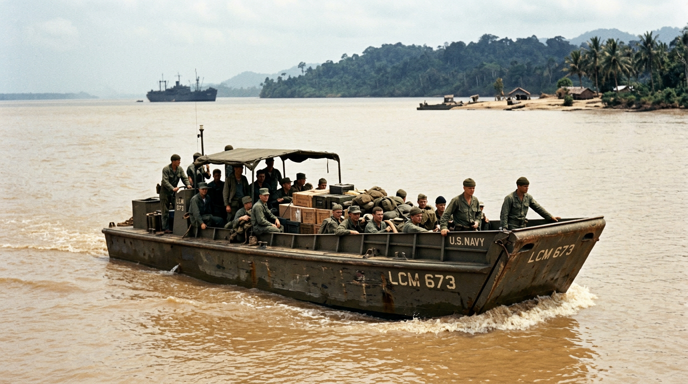 You ran small-boat details ashore