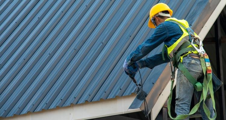 Metal roofing installation