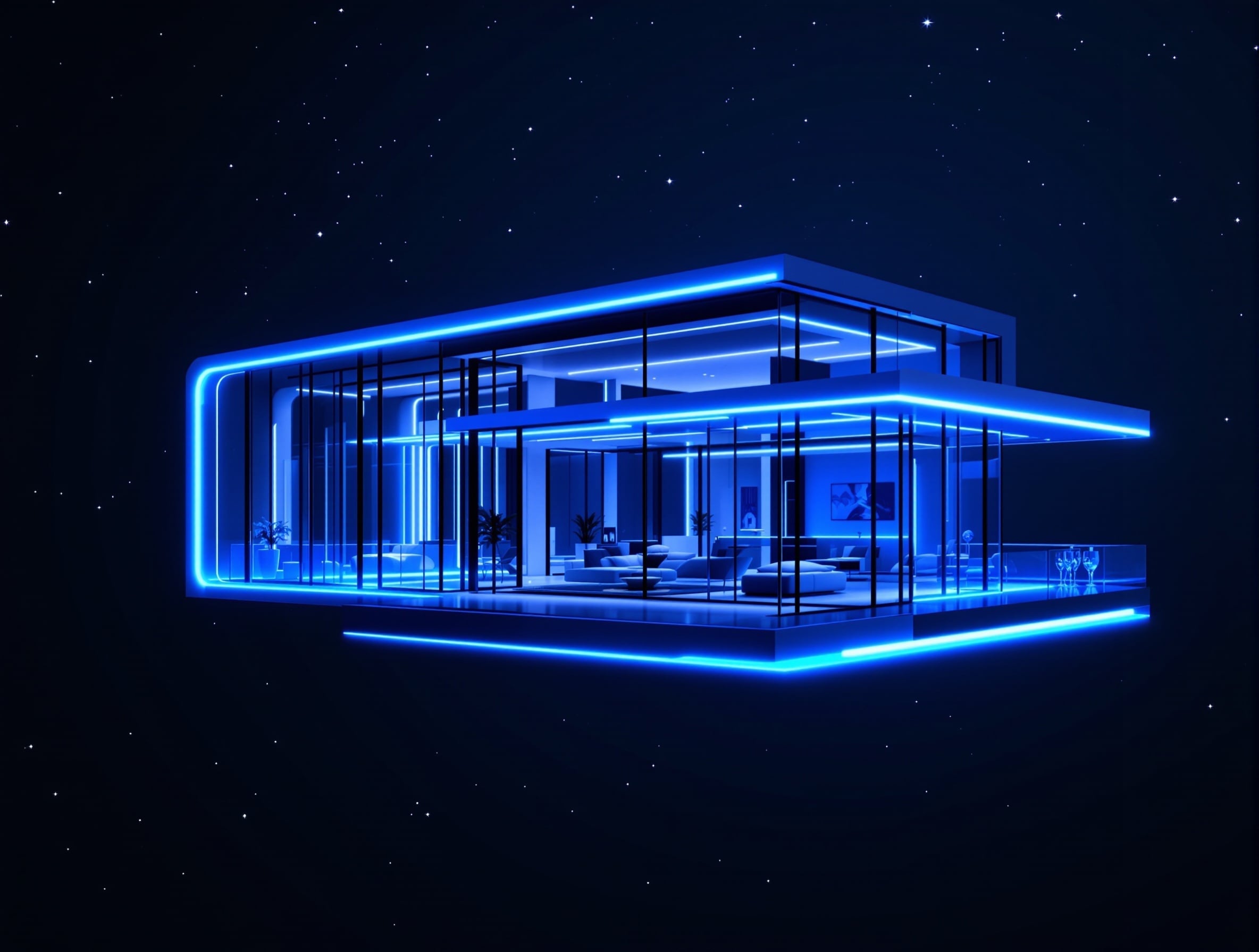 Futuristic AI-powered smart home by Premium Nest Properties