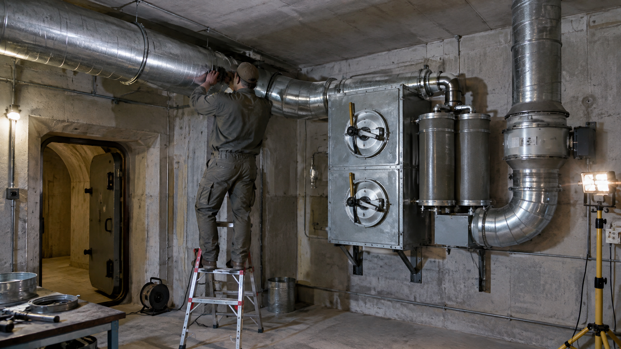 Ventilation system installation