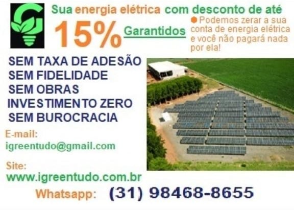 Arte com desconto de energia