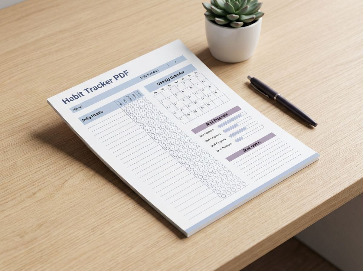 Daily Habit Tracker PDF